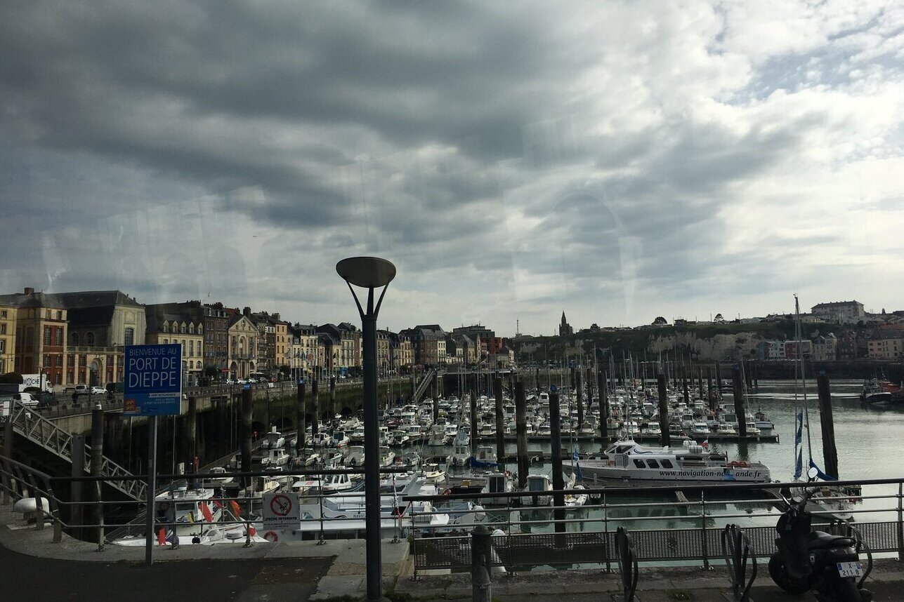 Yacht- und Fischerhafen in Dieppe